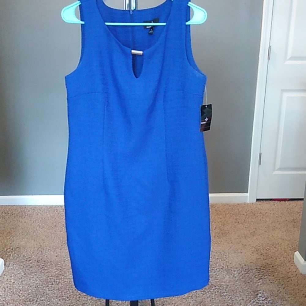 Women's blue dress
